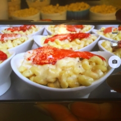 lobster Mac and cheese taleggio parmesan gruyere cheddar mozzarella by Chef Lynn Wheeler