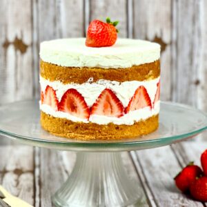 Strawberry Cream Cake