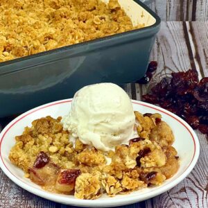 Apple Cranberry Crisp